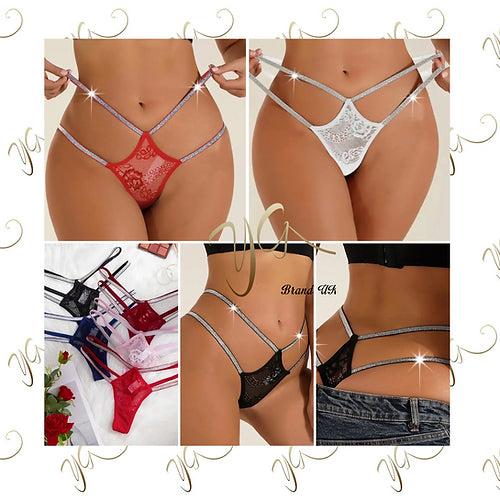 Chainmail crop & thong lingerie set2