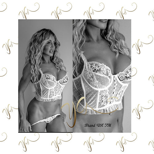 Victorian corset lingerie set