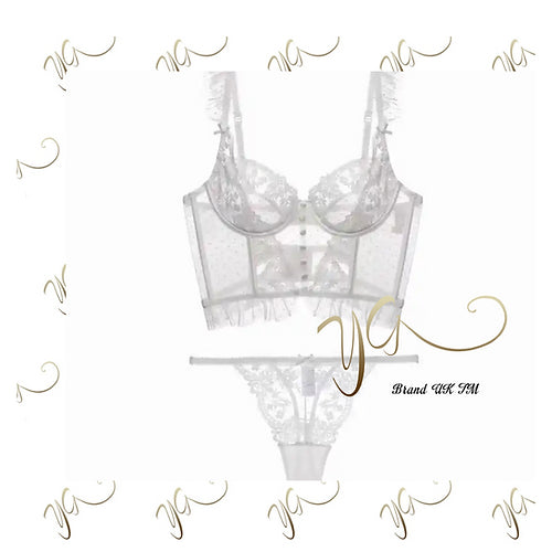 Victorian corset lingerie set3
