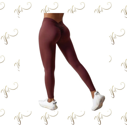 V scrunch bottom leggings2