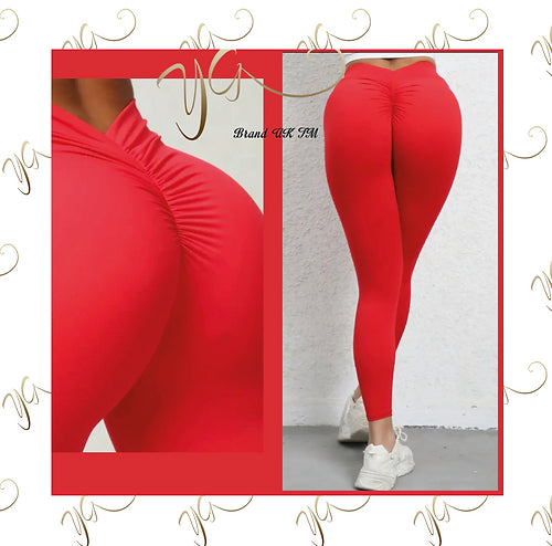 V scrunch bottom leggings7