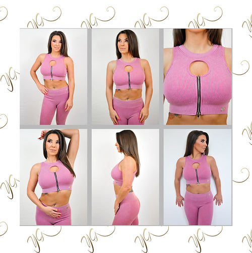 YG signature Ribbed set5