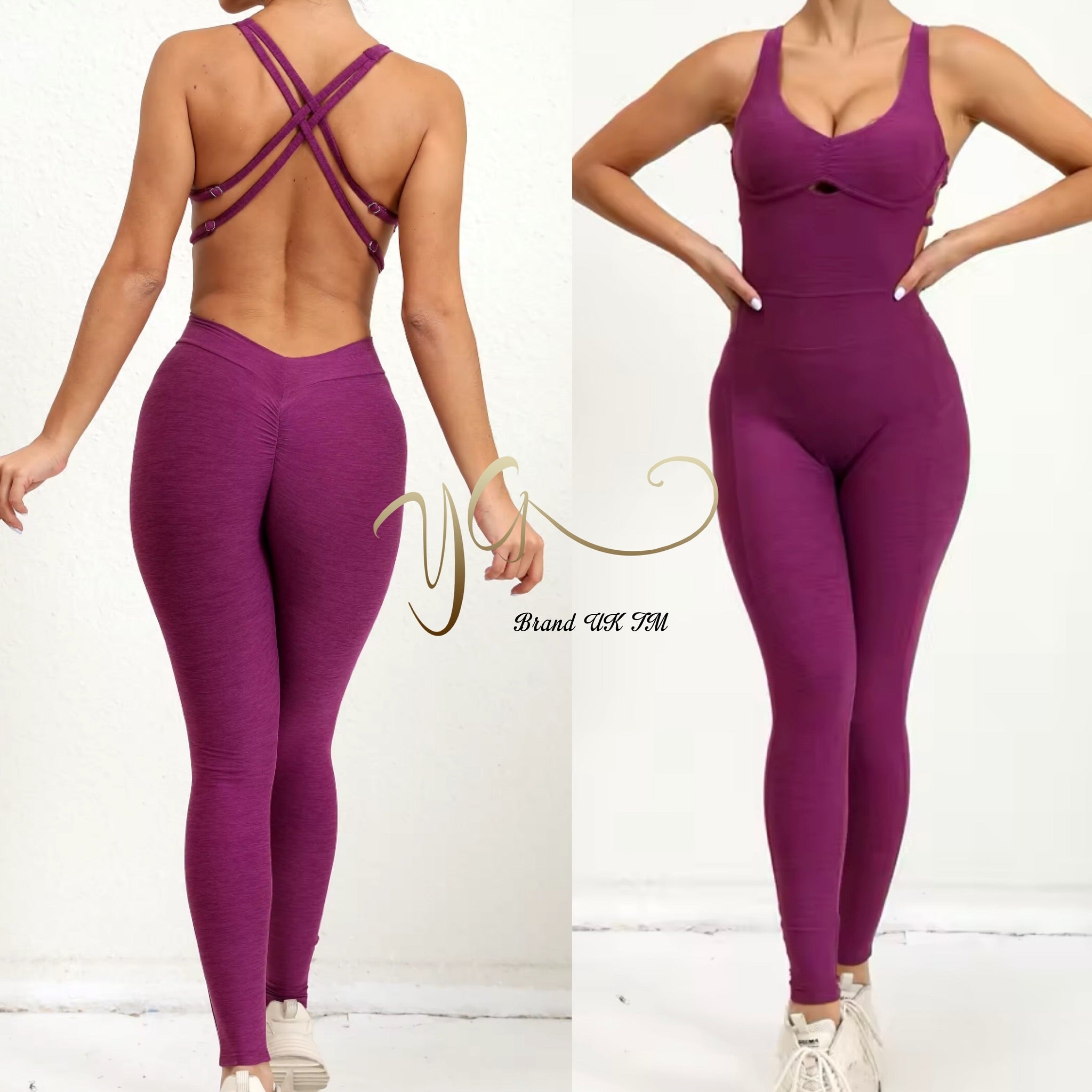 Bella Full Length One Piece Gym Suit1