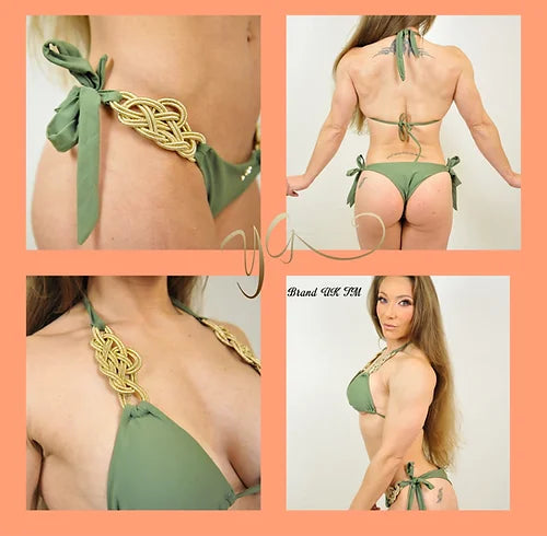 Khaki Greek bikini