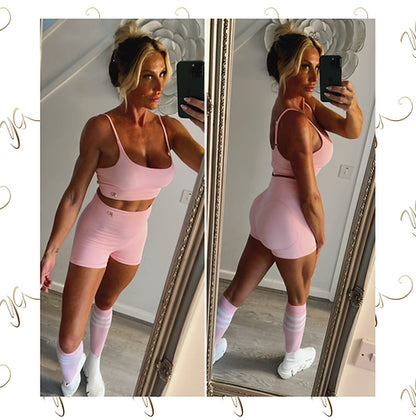 Pretty in pink gym set